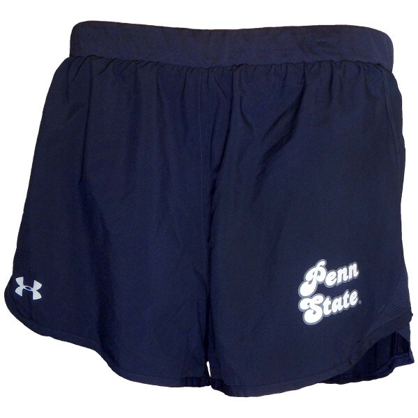 women's Penn State Under Armour shorts navy image
